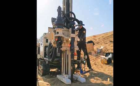 TEC液壓直推式取土鉆機地下水監(jiān)測井建設